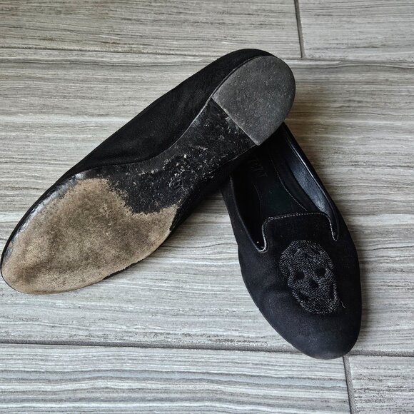 Alexander McQueen Sequin Skull Loafers – Size 36 (US 6) - Picture 7 of 7